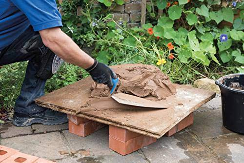 Silverline 287438 Maurerkelle mit Weichgriff 280 mm