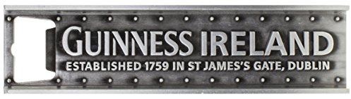 Guinness Girder Style Metal Bottle Opener Magnet with Guinness Ireland Text