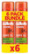Gillette Fusion Shave Gel for Men with Almond Oil, For Sensitive Skin, 5X Action: Cleanses, Hydrates, Protects, Refreshes, and Soothes, 6x200ml