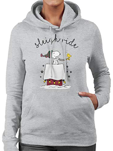 Peanuts Sleigh Ride Christmas Women's Hooded Sweatshirt