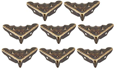 sourcing map Schreibtisch Eckenschutz Tischkante Abdeckung Metall 32 x 32 x 11mm-8St