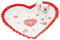 fg Piattino Cuore Porta cioccolatini in Ceramica Love Bianca e Rossa con Orsetti Decorativi 25 cm 2758 – svuota Tasche Regalo San Valentino Natale epifania Innamorati