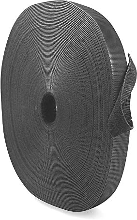 WAYTEX Serre Cable Sangle Scratch Auto Agrippante Largeur 16mm Noir (25 M)