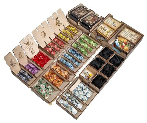 Laserox Insert Quacks Organizer für Die Quacksalber von Quedlinburg