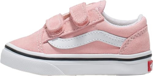 Vans Old Skool V, Scarpe da Ginnastica alla Moda Neonati, Rosa Cipria/Bianco, 9 Toddler