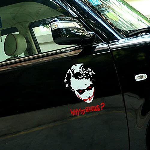 myrockshirt Joker why so serious 15 cm JDM OEM Tuning Sticker Decal freie Farbwahl Skull Skullhead