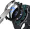 KoGiio Cover Compatibile con Amazfit GTR 3/GTR 3 Pro 2 Pezzi, con Vetro Temperato Protezione Di Schermo, 3D HD Rigida PC Anti-Graffio Anti-Caduta Custodia per Amazfit GTR 3/GTR 3 Pro-Nero + Verde