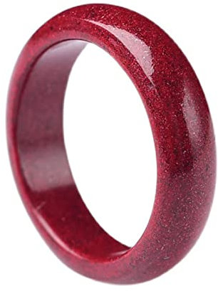 Uarein FengShui Cinnabar-Ringe für Damen und Herren, Feng Shui, Glücksringe, roter Zinnober, Feng Shui-Ringe, ziehen Reichtum an, Geld, Schutz, Amulettringe, Glücksbringer, Schmuck, Geschenke,
