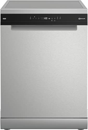 Bauknecht B7F HP43 XA Freistehender Geschirrspüler/ 60 CM/ 15 Maßgedecke/PowerClean Pro-Effektive Hochdruckdüsen/Natural Dry-Automatische Türoffnung-Bessere Trocknung/Maxi Space-Mehr Innenraum