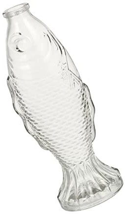 Warmhm Fischförmige Glasflasche Transparentes Gefäß Verkorkt Driftflasche Blumentopf Zur Aufbewahrung Von Wunschbotschaften Oder Kleinen Gegenständen