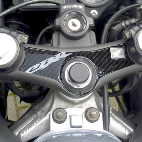 labelbike - Pegatina con Licencia Oficial Honda Protección de Resina de Gel 3D para Placa de dirección de Horquilla de Moto Honda CBR 600F 2005 y Honda CBR 600 1999-2002 - Logotipo CBR Honda - Blanco