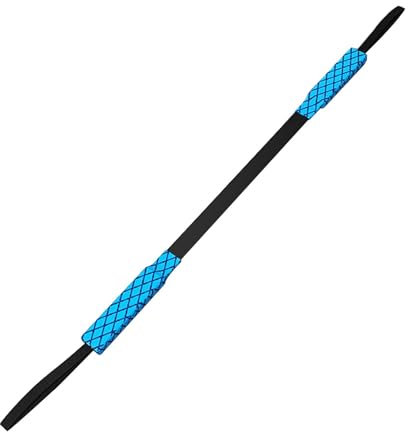 Power Bar Oberkörper Krafttraining, Robuste Handgreifer Fiberglas Körperübung für Die Brust, Blau
