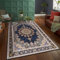 Xiaosua Orient Teppich - Geometrischer Floraler Orientalischer Retro-Stil Vorzimmer 40X60CM Vorraum Blau