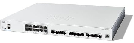 Commutateur administrable Cisco Catalyst 1300-24XTS, 12 Ports cuivre 10G, 12 Ports SFP+ 10GE, Garantie limitée à Vie (C1300-24XTS)