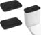 Thinp 2pcs Black Toilet Seat Cover Replacement Toilet Lid Covers Toilet Tank Cover Universal Toilet Tank Lid Toilet Top Cover Soft and Absorbent Toilet Lid Cover with Elastic Bottom for Bathroom Decor
