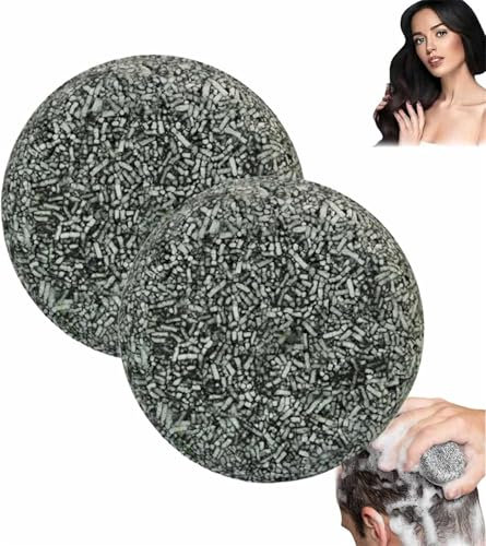 Velora Vibe Soap, Veloravibe Gray Gone Bar Shampoo, Velora Vibe Shampoo, Black Soap Shampoo Bar with Cover, Soap Cover Bar Soap for Gray Hair (2Pcs)