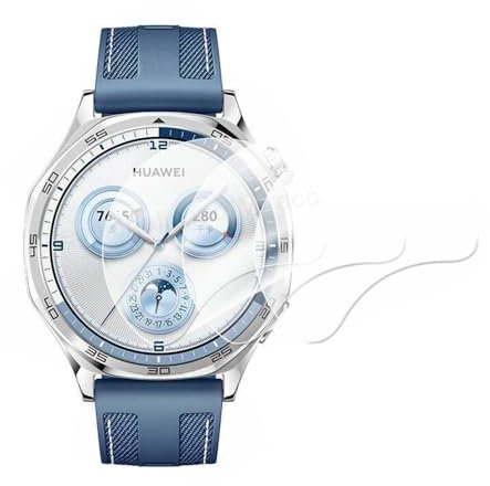 Renwox 5pcs film d'Hydrogel Protecteur d'écran pour Huawei Watch GT 5 Pro 46 mm GT5 Pro Smartwatch Protection d'écran transparente flexible HD TPU [sensibilité du toucher] [pas de bulles]