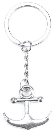 Eleganter Schlüsselanhänger Aus Edelstahl Mit Minimalistischen Anker-Anhänger, Personalisiertes Geschenk Für Frauen, Guter Freundin Oder Liebende Mama Zum Geburtstag, Hochzeit, Geschwister Geschenke