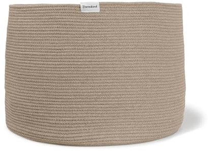Ehrenkind® Aufbewahrungskorb – Spielzeugkorb für Kinder | In 3 Größen & Farben | Robustes Seilmaterial | Ideal als Wäschekorb oder Spielzeugaufbewahrung | 50x35 cm | Beige