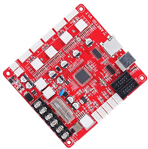 Scheda Madre della Stampante 3D, Scheda Principale della Stampante 3D ANET E12, Modulo Scheda di Controllo della Scheda Madre della Stampante Desktop 12-24V con Interfaccia USB per Facili