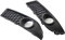 Frontkühlergrills Für V&W Polo-GTI 2006-2009 MK4 9N3 Auto Frontstoßstange Untere Nebelscheinwerfer Lüftungsgitter Grillabdeckung ABS(Pair Grill)