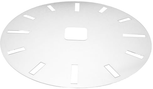 HOMSFOU Uhr-Schablone Uhr Muster Zeichnungsvorlage Schablone Ersatz Router Vorlagen Board Inlay Transparent
