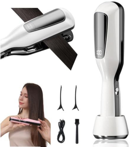 2 En 1 Coupe Fourche Cheveux,peigne fourche cheveux,tondeuse cheveux,Avec Ions Négatifs, élimine Les Pointes Fourchues Et Les Cheveux Abîmés, Rechargeable Par Usb, Idéale Pour La Maison Et Les Voyage