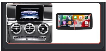Pantalla Multimedia inalámbrica CarPlay Android Compatible con Mercedes-Benz Clase C W205 GLC V Clase W447 A W176 CLA GLA 2015-2018 NTG5.0(10.25 Inch NTG5.0)