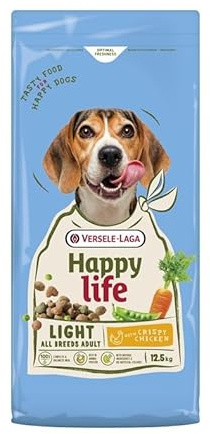 Versele Laga Happy Life Futter für fettleibige Hunde mit Huhn 12,5kg