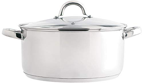 Quid Ottawa Cacerola Acero Inoxidable 30cm - 9,6l Acero Inox Apto Vitrocerámica Apto Inducción 100% Higiénico