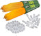 KNIXS 200x Arm-Knicklichter Orange leuchtend inkl. 200 x 3D-Verbinder und je 4 x Ballverbinder und 7-Lochverbinder für Party, Festival, Geburtstag oder als Dekoration, geprüfte Markenqualität