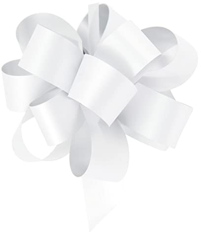 Pull Bow Ribbons - Pack of 10 (White)