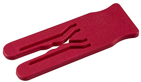 Gedotec Distanzplättchen Kunststoff Ausgleichsplättchen Verglasungsklötze Fenster & Tür Distanzkeile zum Auslgeichen beim Bau von Unterkonstruktionen | Dicke 3 mm | ROT | 100 Stück - Unterlegplatten