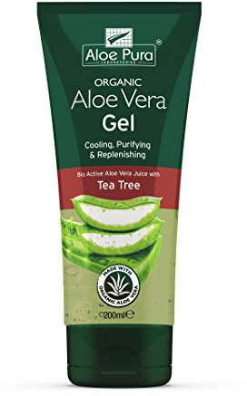 Organic Aloe Vera Gel with Tea Tree 200ml