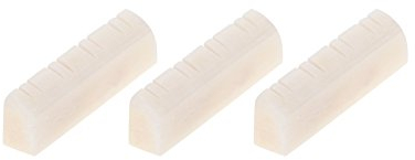 Bnineteenteam 3pcs String Nut, 8 String Mandolin Nut Slotted Mandolin Nut Bone Slotted Instrument Replacement Repair Accessories Musical Instrument Accessories