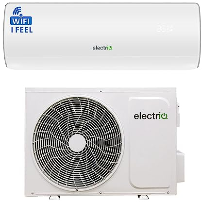 12000 BTU Smart WiFi A++ Easy-fit DC Inverter Wall Split Air Conditioner with 5 Meters Pipe kit - Wall Mounted Air Conditioning Unit with 5 Years Warranty