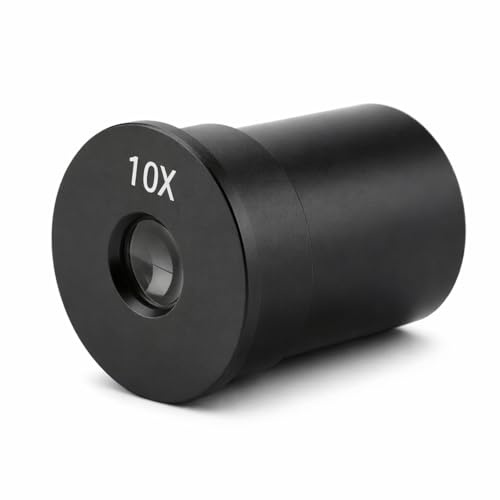 Eyepiece Ocular Lens 10X Microscope Eyepiece Professional Clear Field Widefield for Microscope Telescopes for Lab with Diameter 23.2mm 0.9inch