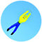 Spirit of Air Cloud Dude Windsock - Fluorescent Yellow