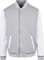 Build Your Brand Basic College Jacket Heather Grey/White M