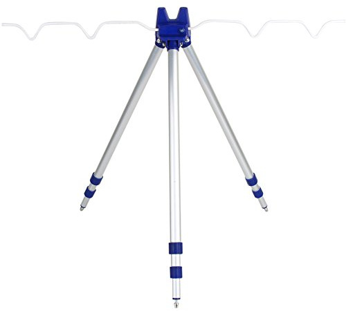 Aluminium Alloy Fishing Rod Tripod, Retractable Portable Fishing Rod Holder Bracket, Lightweight Fishing Pole Stand for Sea Casting Rock Fishing Outdoor Angling