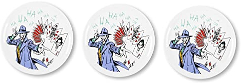 Excelsa Joker 3 Piatti Pizza cm 31 in Finissima Porcellana Qualità Extra (confezione da 3)