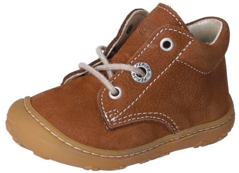 RICOSTA bambino,bambina Stivali CORY,Larghezza: stretta (WMS),soletta removibile,terracare,stivali allacciati,bootie,cuoio,marrone (curry / 260),23 EU