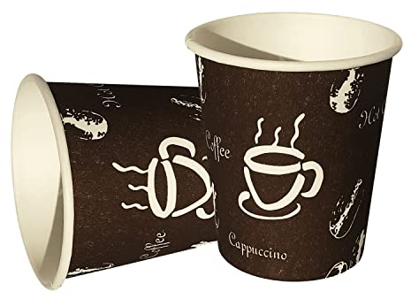 e_far Nr 100 Bicchieri Caffè Di Carta 90 Ml 3 Oz Ideali Per Pausa Caffè Tazzine Usa E Getta Bicchieri Di Carta Monouso Per Bevande Calde E Fredde Perfetti Per L’ufficio Comodi La Casa E Asporto (100)