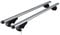 Menabo Dachträger kompatibel mit VW Golf 5K Plus 2008-2012 90kg TÜV Aluminium Silber 2tlg
