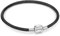 GNOCE Charm Perle Rotes Basic Armband mit 2 Stück Stopper Charm-Armband für Teenager-Mädchen Frauen Schmuck Valentinstag Muttertagsgeschenk (17, Schwarz)