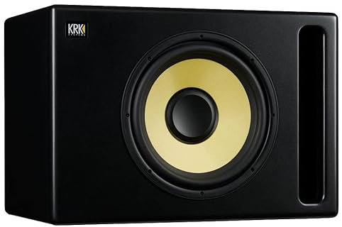 KRK S12.4 Aktiver Studio Subwoofer - 12 Zoll Tieftöner - Class D Verstärker - Leistung: 220 W - Frequenzbereich: 26-97 Hz
