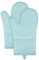 Yutat® Ofenhandschuhe 2er Set - Topfhandschuhe Hitzebeständig bis 300°C, Anti-Rutsch, LFGB-Zertifizierte Ofenhandschuhe Silikon, Perfekt für die Küche, zum Grillen, Kochen und Backen, Mintgrün