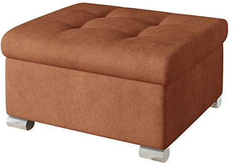 Mirjan24 Polsterhocker Niko klein Sitzbank Sitzhocker Fußbank Pouf Hocker Farbauswahl (Zetta 295)