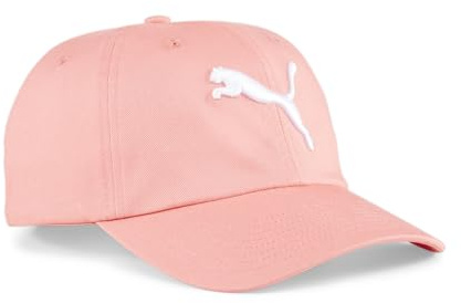 Puma ESS Cat BB Cap Adult Unisex Logo PASSIONFRUIT- White One Size