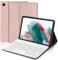 AVNICUD Clavier pour Samsung Galaxy Tab A8 10.5 2022/2021, Étui Clavier pour Samsung Tab A8 Magnétique Bluetooth AZERTY Français Amovible, Or Rose